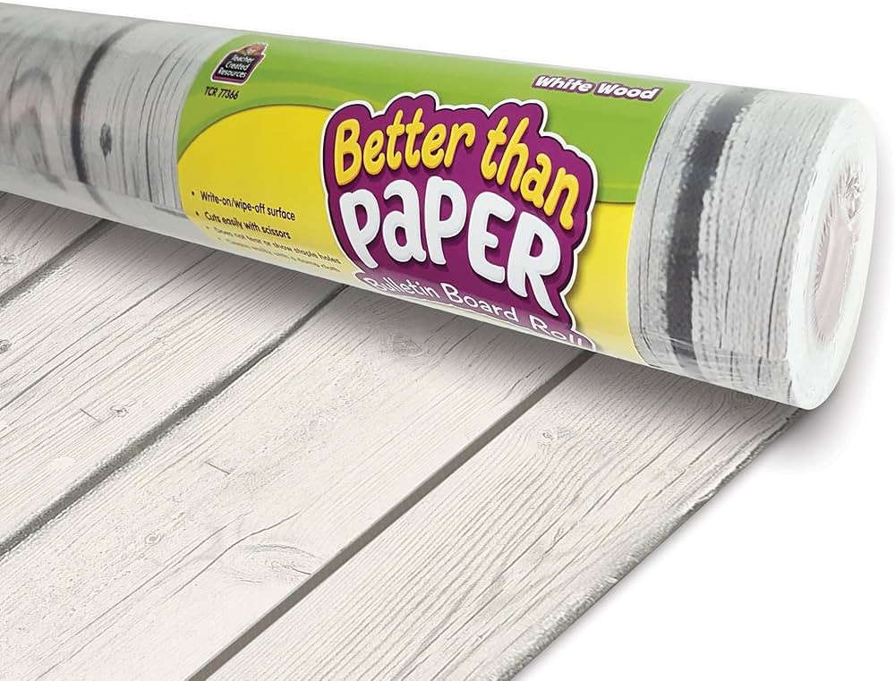 White Wood Better Than Paper Bulletin Board Roll | Amazon (US)