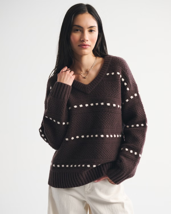 Dad V-Neck Sweater | Abercrombie & Fitch (US)