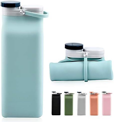 E-Senior Collapsible Water Bottle BPA Free - Foldable Water Bottle for Travel Sports Bottles with... | Amazon (US)
