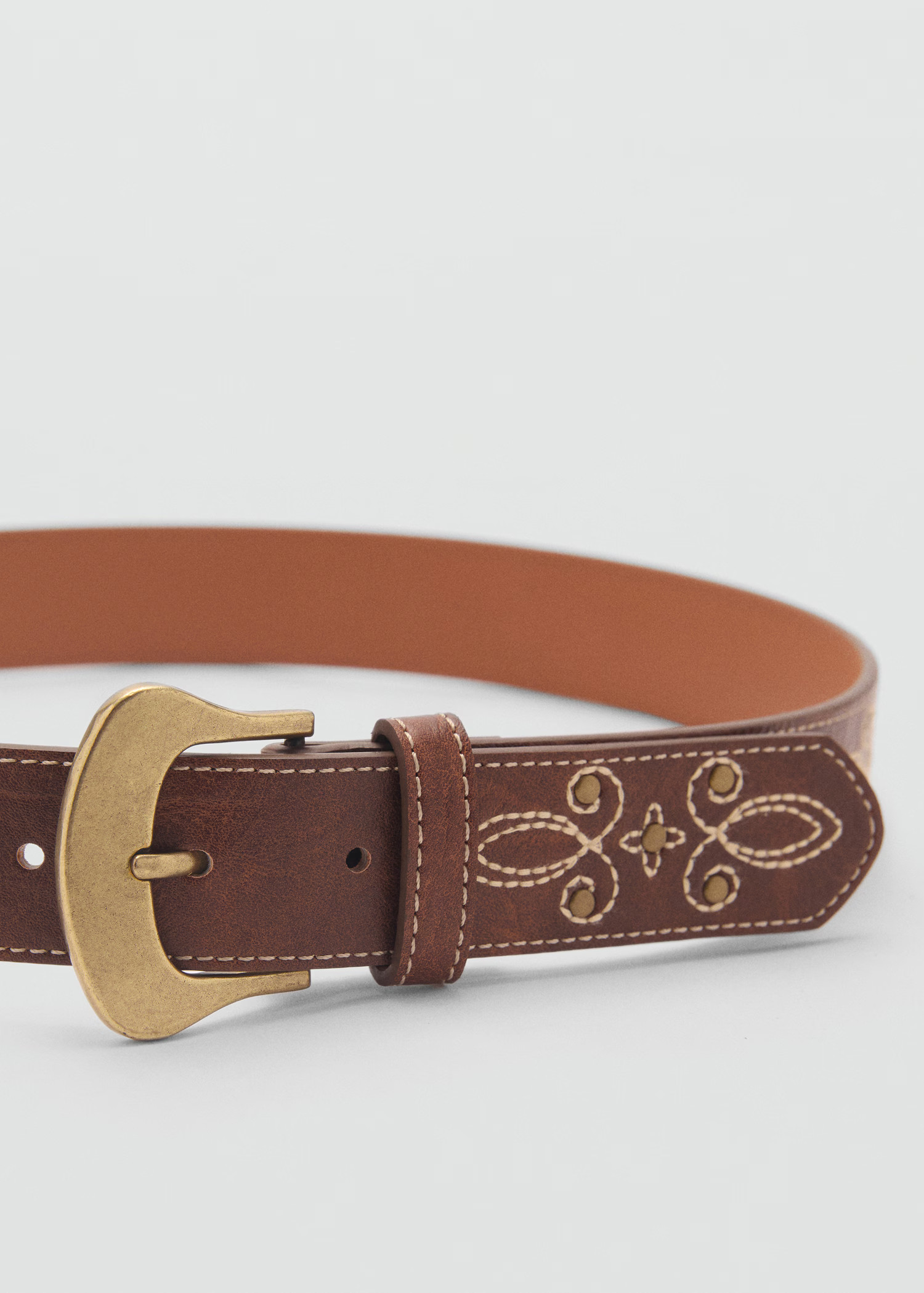 Embroidered belt | Mango (US/MX/AU)