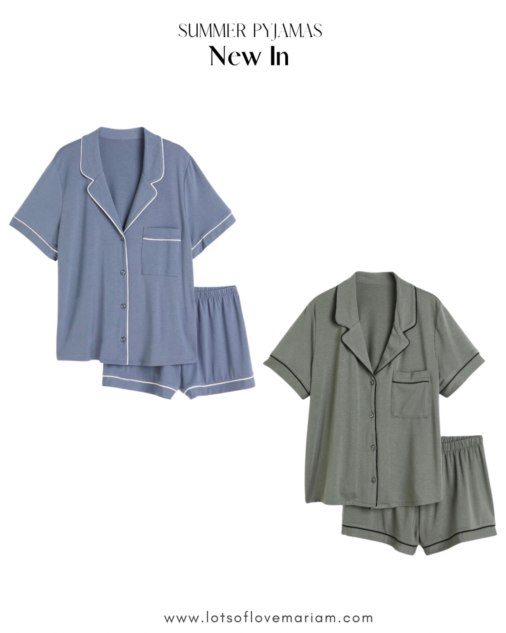 Summer pyjamas 😍 summer wardrobe essentials, pyjama set, pyjama shorts, cute pyjamas 

#LTKeurope #LTKstyletip #LTKSeasonal