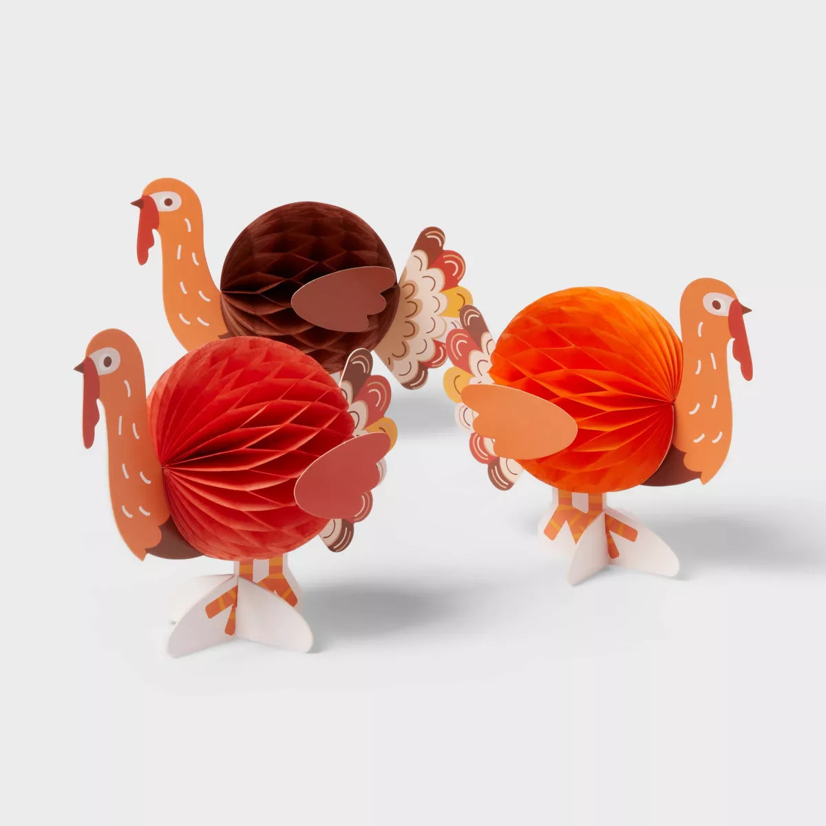 Thanksgiving 3ct Mini Turkey Honeycombs - Spritz™ | Target