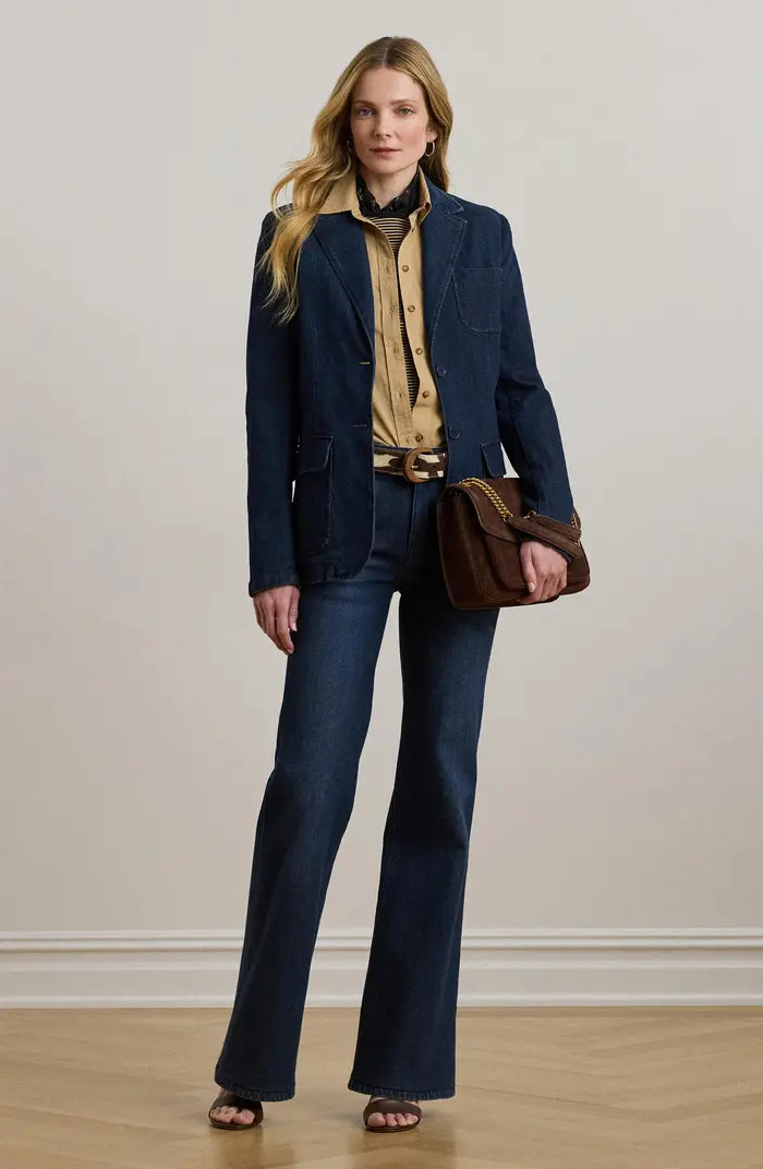 Lauren Ralph Lauren Denim Blazer | Nordstrom | Nordstrom