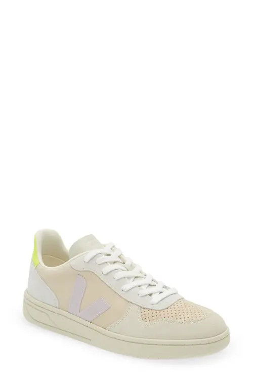Veja V-10 Sneaker in Multico Sable/Parme at Nordstrom, Size 9Us | Nordstrom