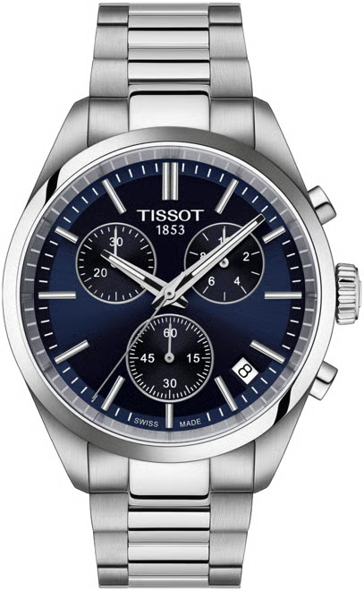 Tissot Men's Swiss Chronograph PR 100 Stainless Steel Bracelet Watch 40mm - Macy's | Macy's
