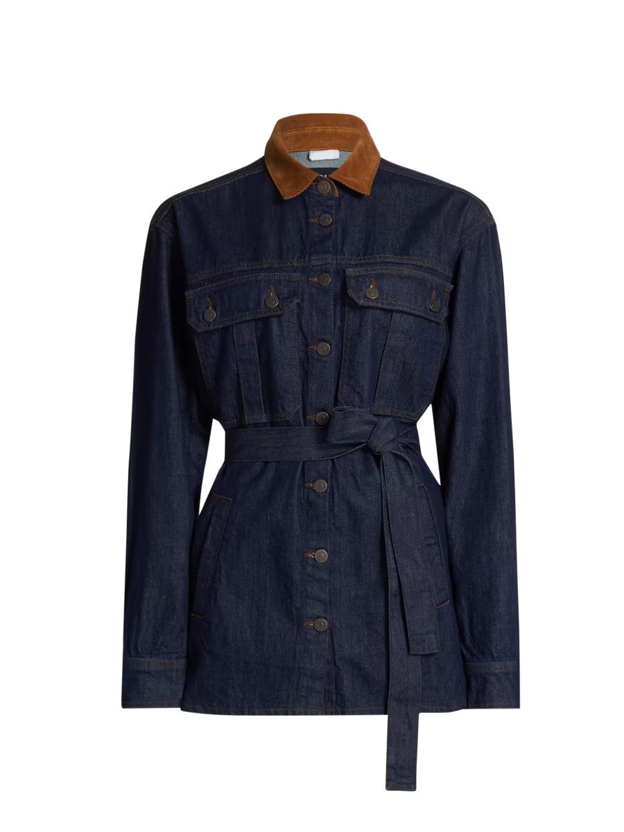 Mikaela Denim Shirt Jacket | Saks Fifth Avenue