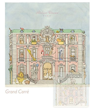 Atelier Choux Paris Monceau Mansion Grand Carre Blanket - One Size | Dillard's