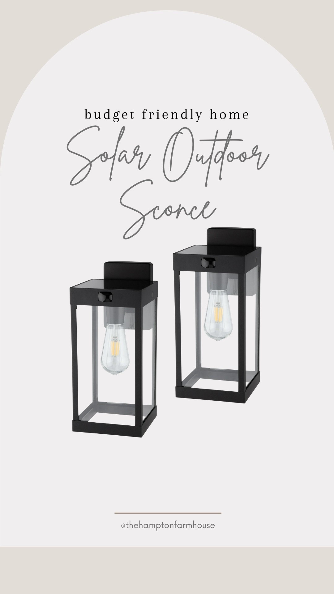 10/10 Solar Sconce! Our porch upgrade

Outdoor, patio, lighting, porch, solar light

#LTKFamily #LTKHome #LTKFindsUnder50