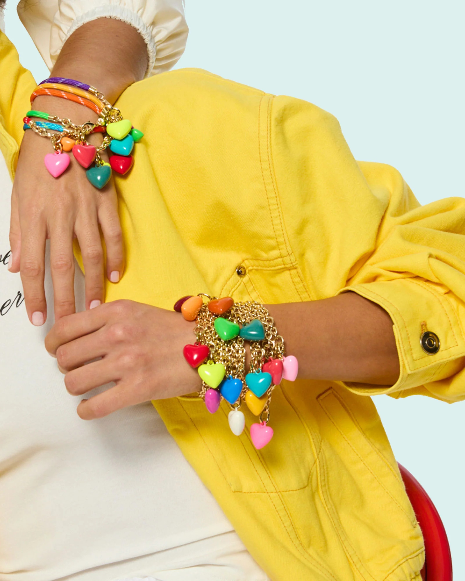 The Mini Puffy Heart Charms | Roxanne Assoulin