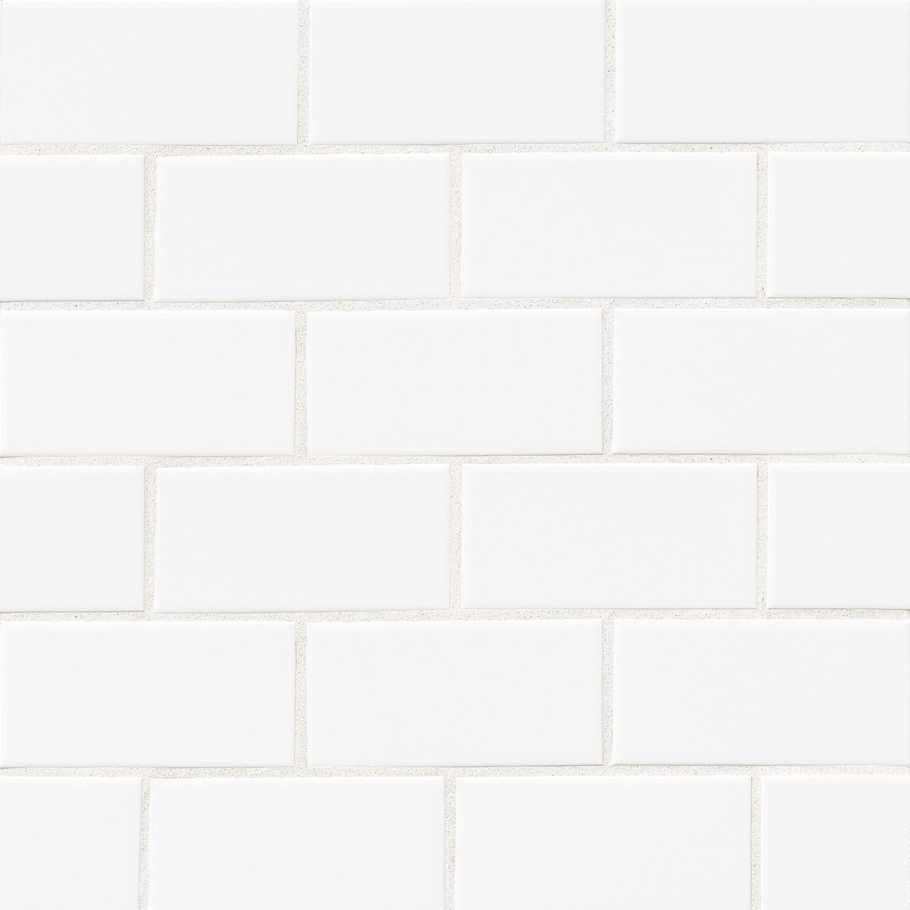 Traditions 3" x 6" Glossy Ceramic Tile in Ice White | Bedrosians Tile & Stone