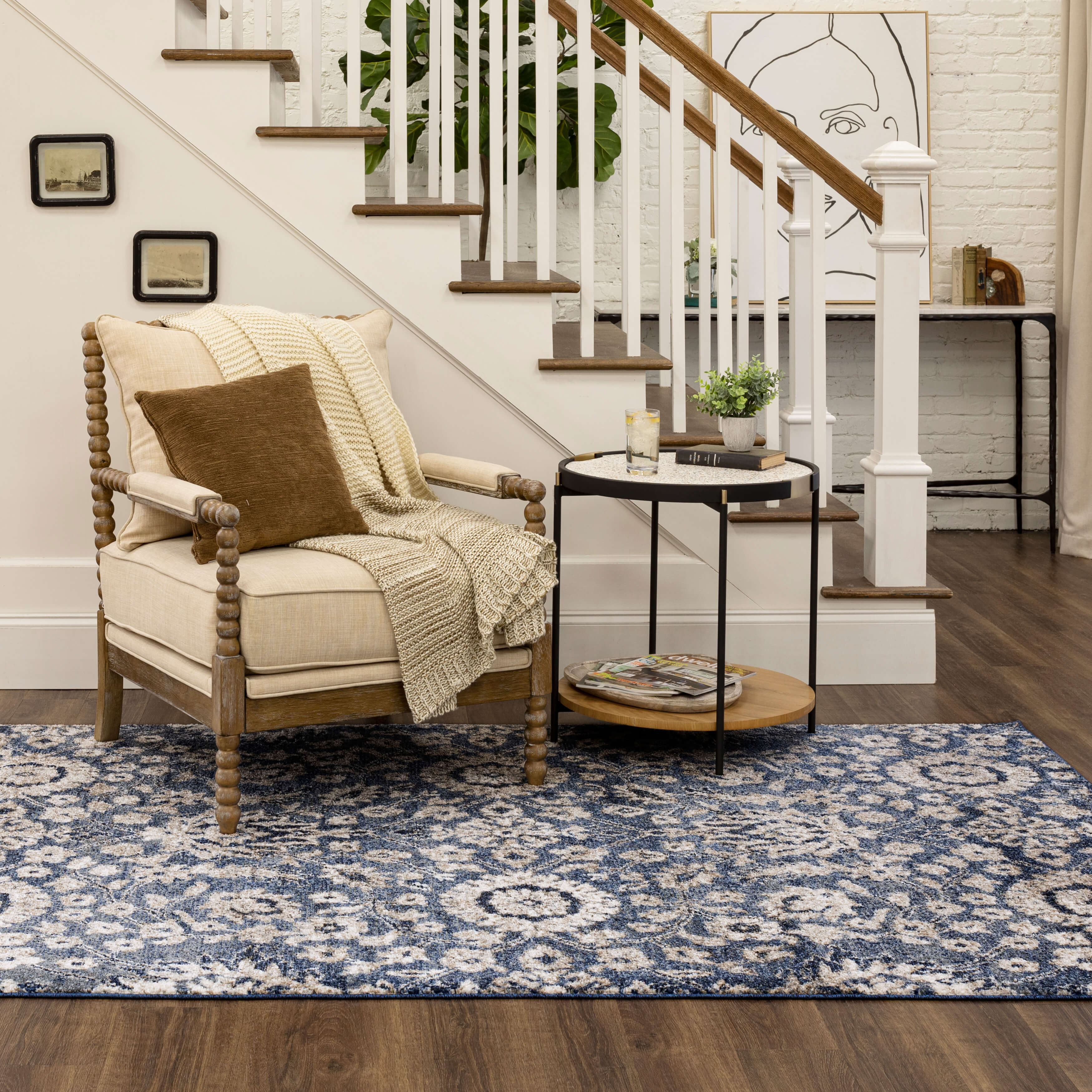 Arden Matterra Blue Area Rug | Covered By Rugs