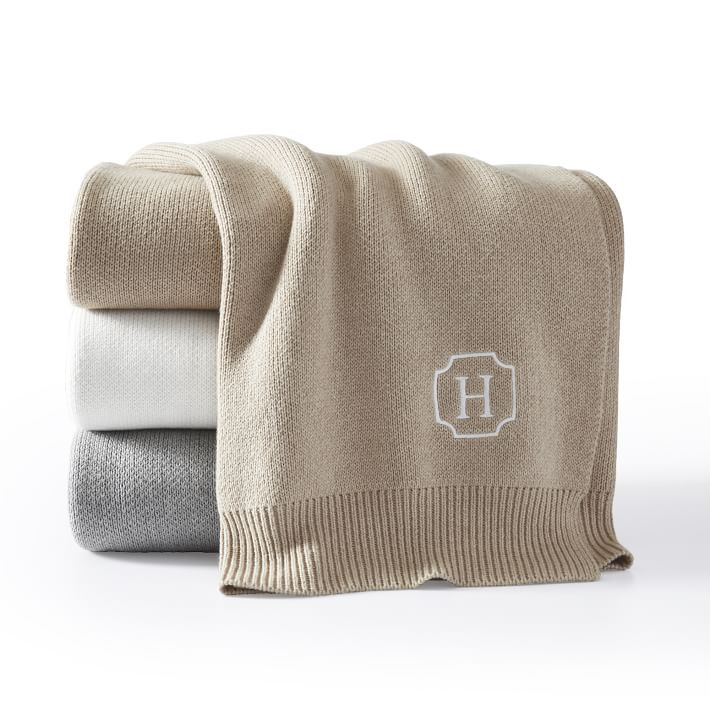 Luxe Cotton Throw Blanket | Mark and Graham