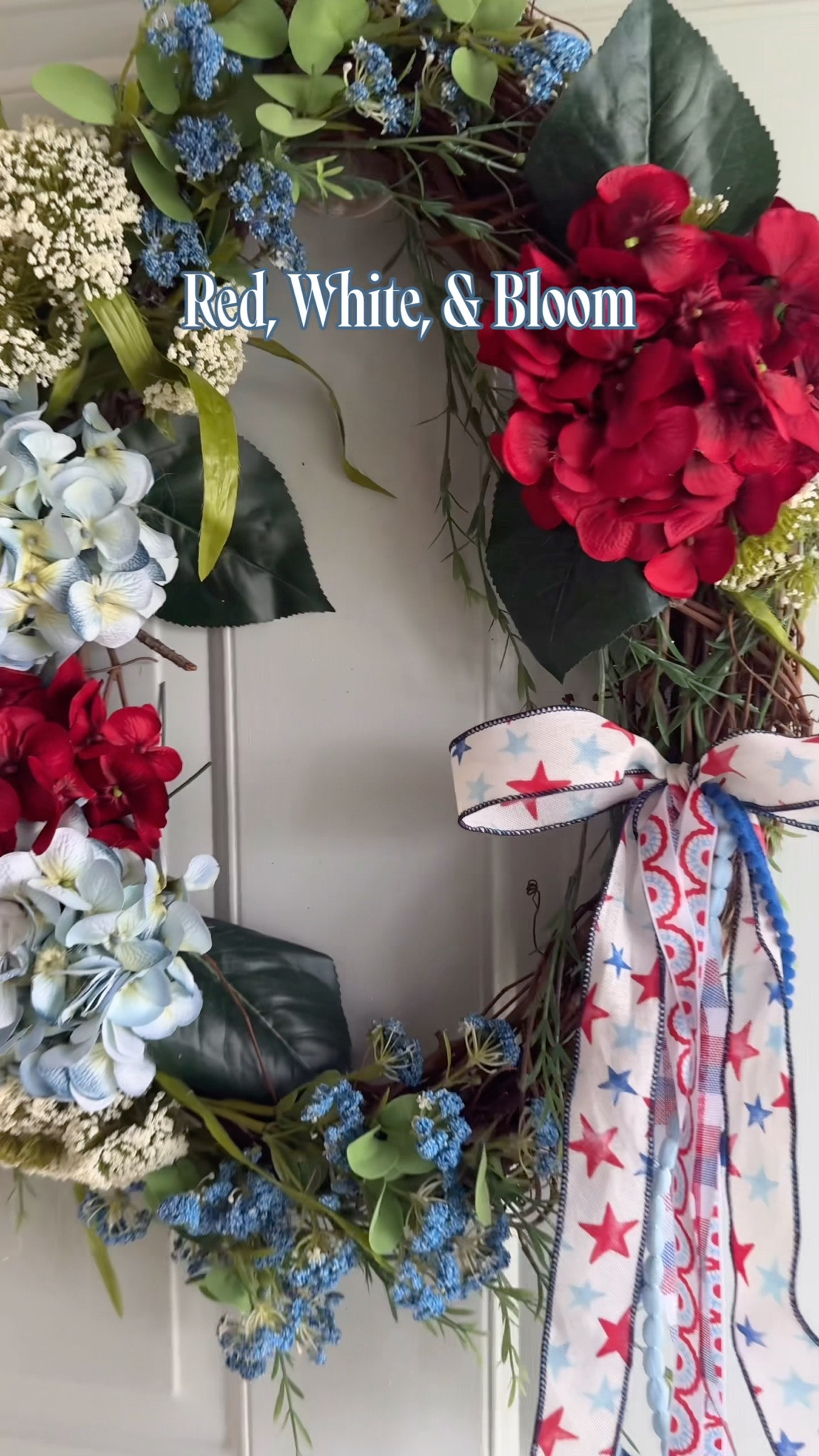 Red, white, & Bloom. The perfect pretty patriotic wreath to make that will last all summer long.

#LTKHome
