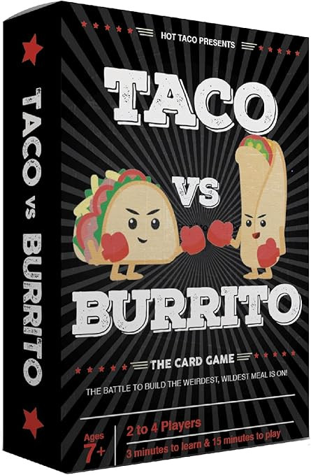 Taco vs Burrito - The Wildly Popular Surprisingly Strategic Card Game Created by a 7 Year Old | Amazon (US)