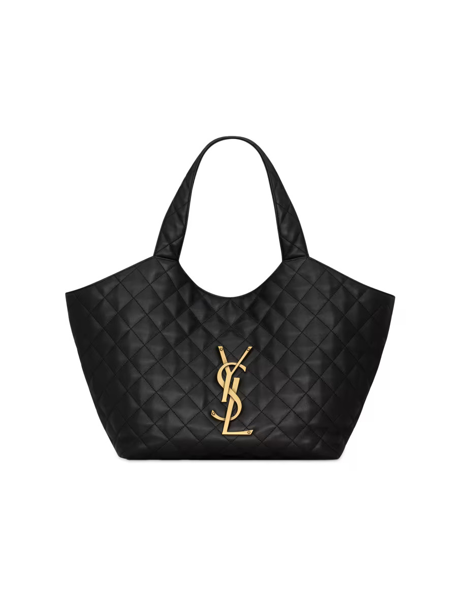 Saint Laurent Icare Tote Bag in Quilted Nappa | Saks Fifth Avenue | Saks Fifth Avenue