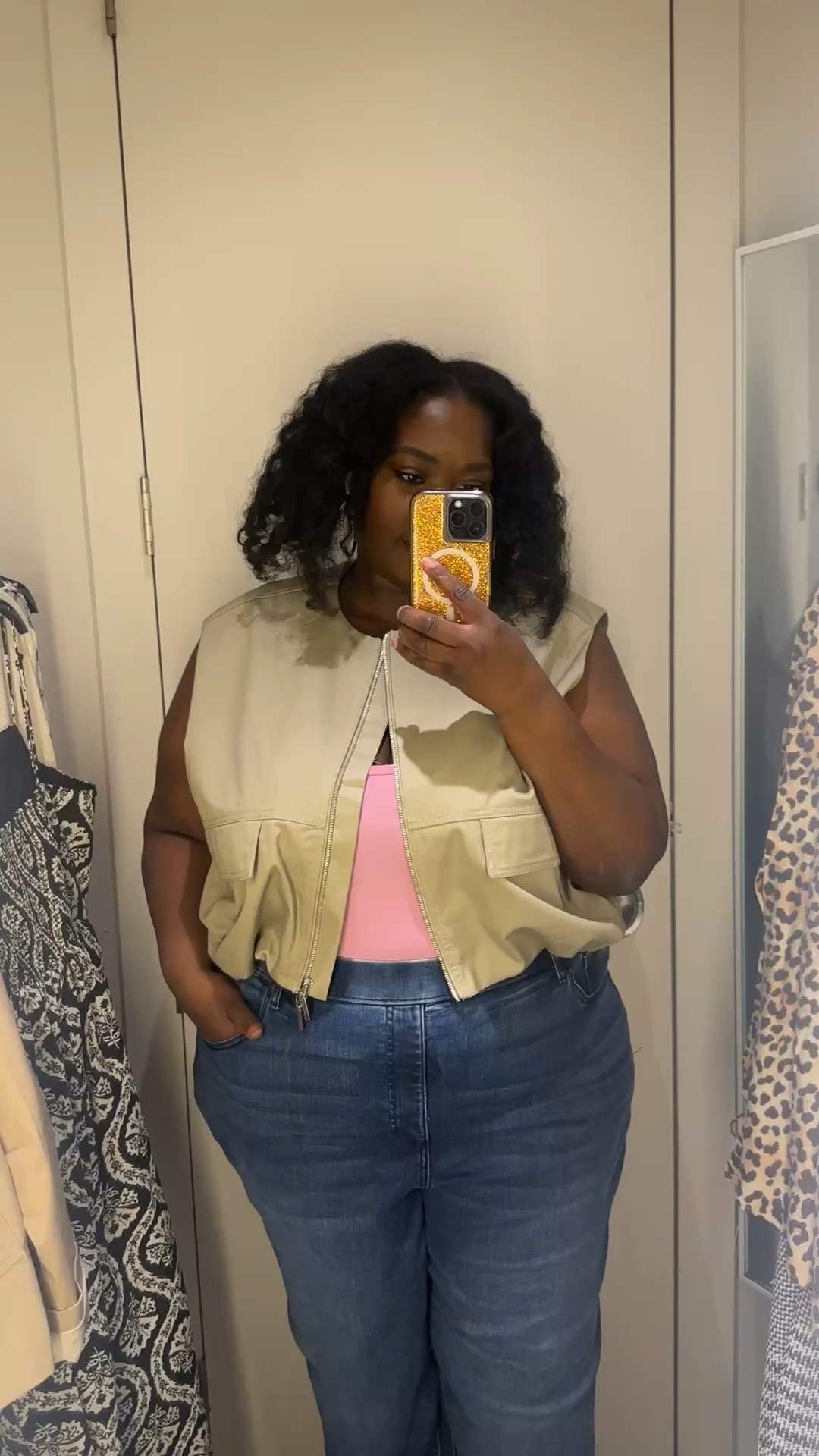 Bubble hem vest. wearing an XL.

#LTKOver40 #LTKMidsize #LTKPlusSize