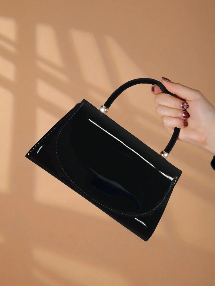 TrendsGlitter Bling,Shiny Glamorous,Elegant 1pc Rhinestone Decorated Fashionable Metallic Clutch ... | SHEIN