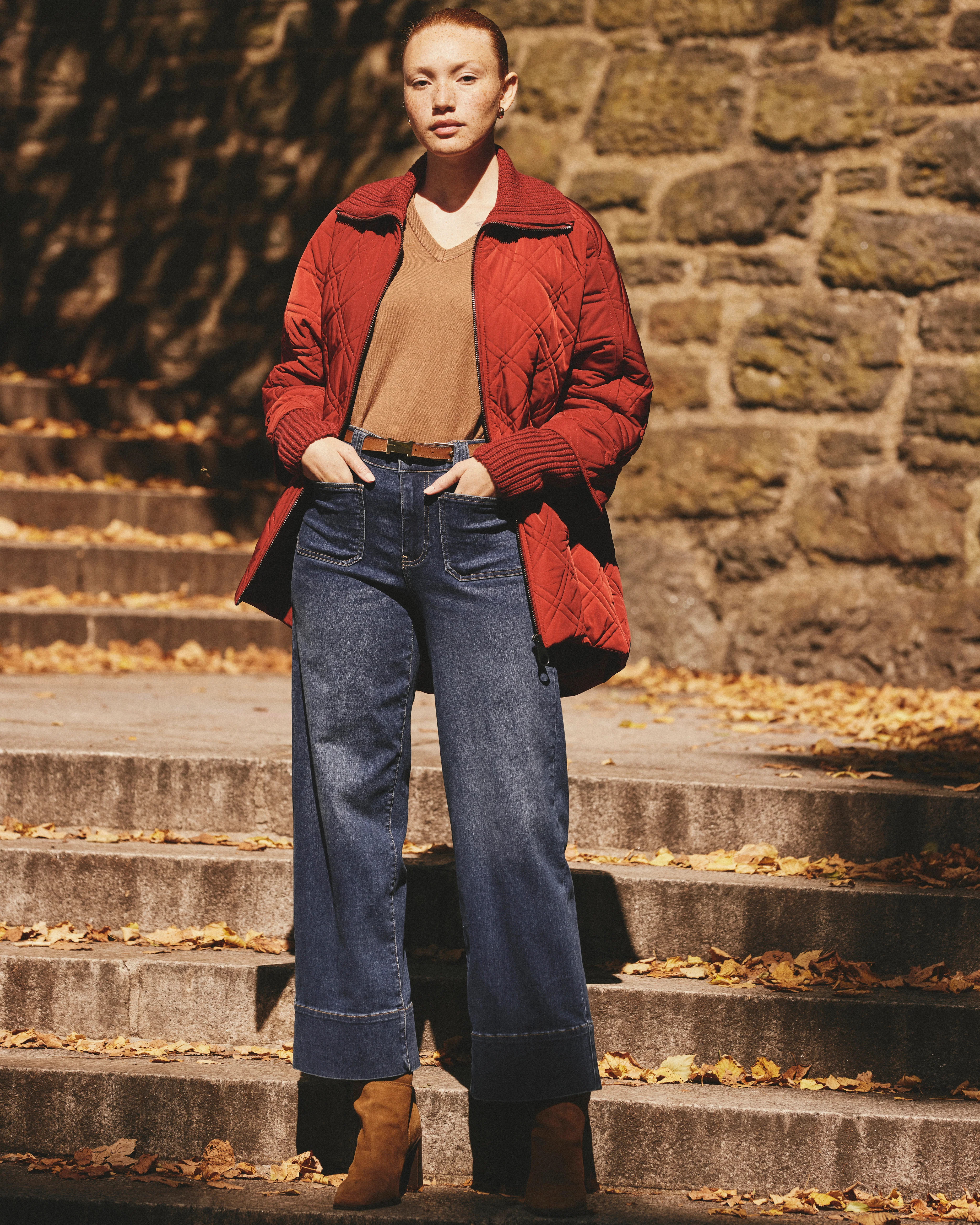 Claudia High Rise Stretch Jeans - Naval Blue Wash | Universal Standard