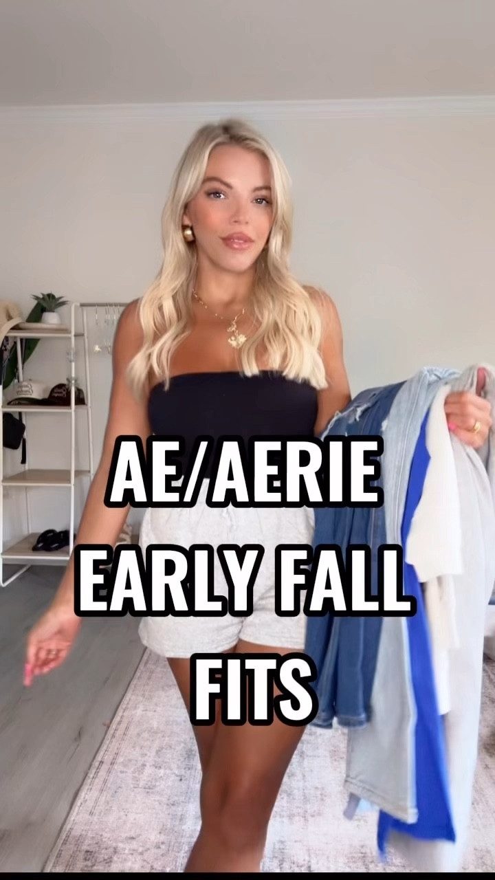 Aerie early fall haul and fits 🍂🤍 love all of these looks so much!!

I’m typically a 4 in denim at aerie but did a 6 in the last pair with holes, medium in all tops but did a small in the vest 

Style over 30 aerie haul aerie finds 

#LTKStyleTip #LTKFindsUnder50