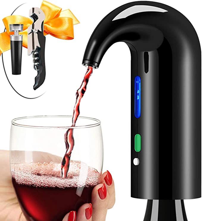 Wine Aerator Gifts Electric Wine Decanter and Dispenser One Touch Red -White Wine Accessories Aer... | Amazon (US)