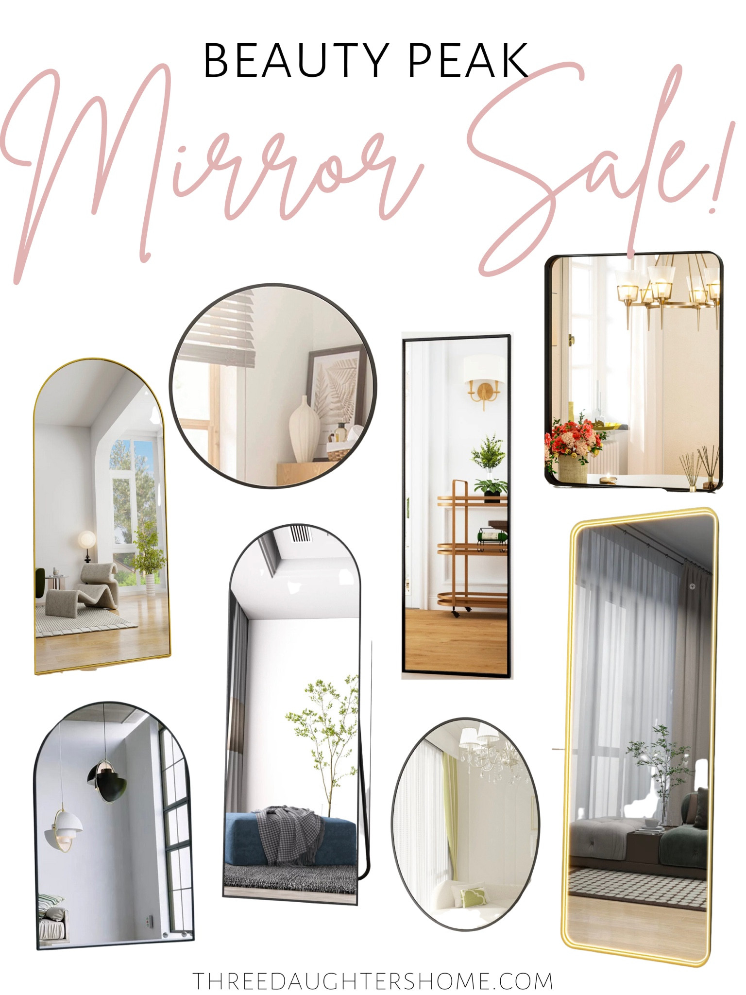Huge mirror sale! can’t believe these prices — starting at $35! If you’ve been needing one, now’s the time to snag one (or 2+)!


full-length mirror, arch mirror, round mirror, gold mirror, led mirror, lighted mirror, mirror sale

#LTKhome #LTKFind #LTKunder50