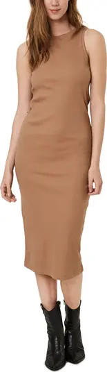 Lavender Ribbed Stretch Organic Cotton Tank Dress | Nordstrom