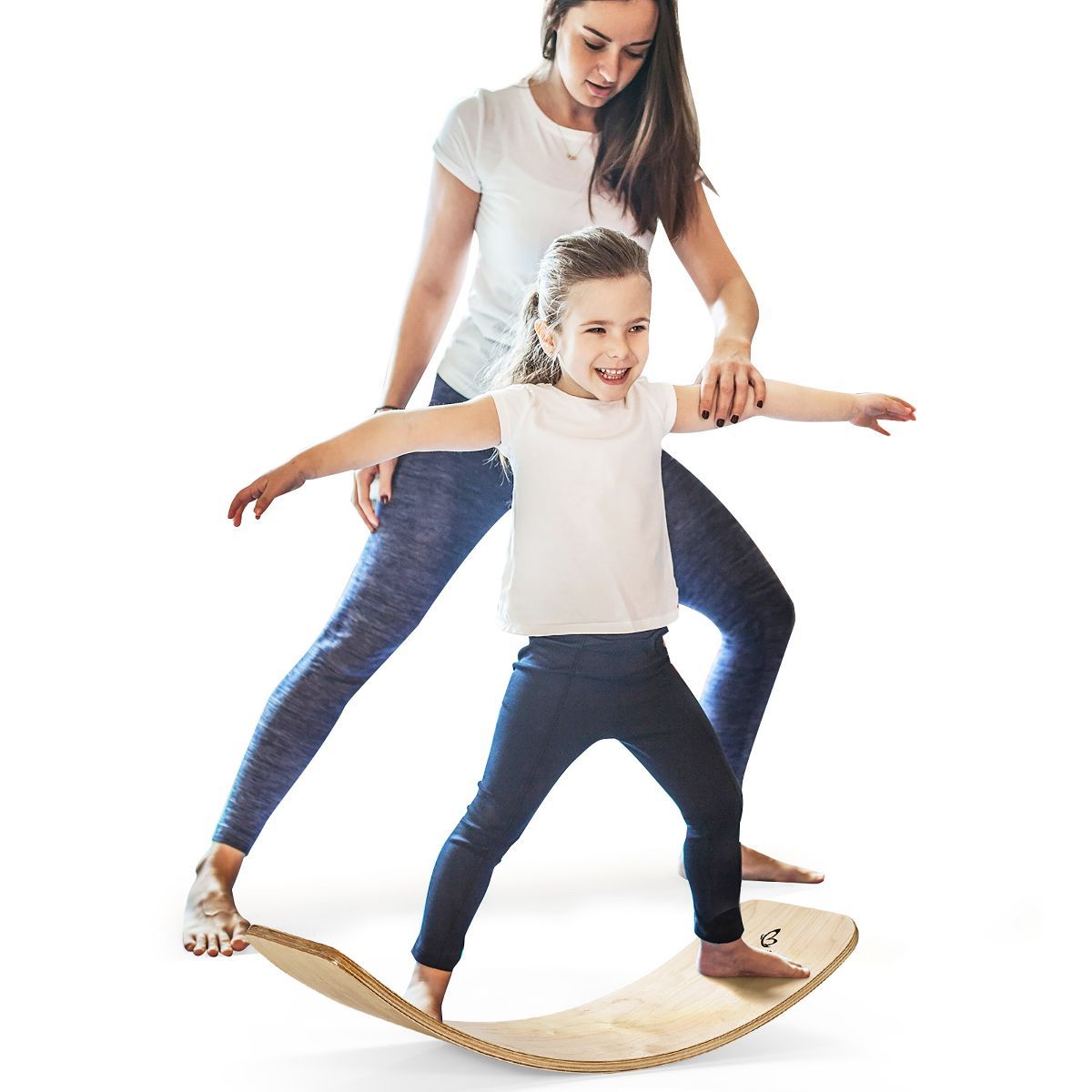 Costway Wooden Wobble Balance Board Kids Adult 35''  Rocker Board Toy Support 660LBS | Target