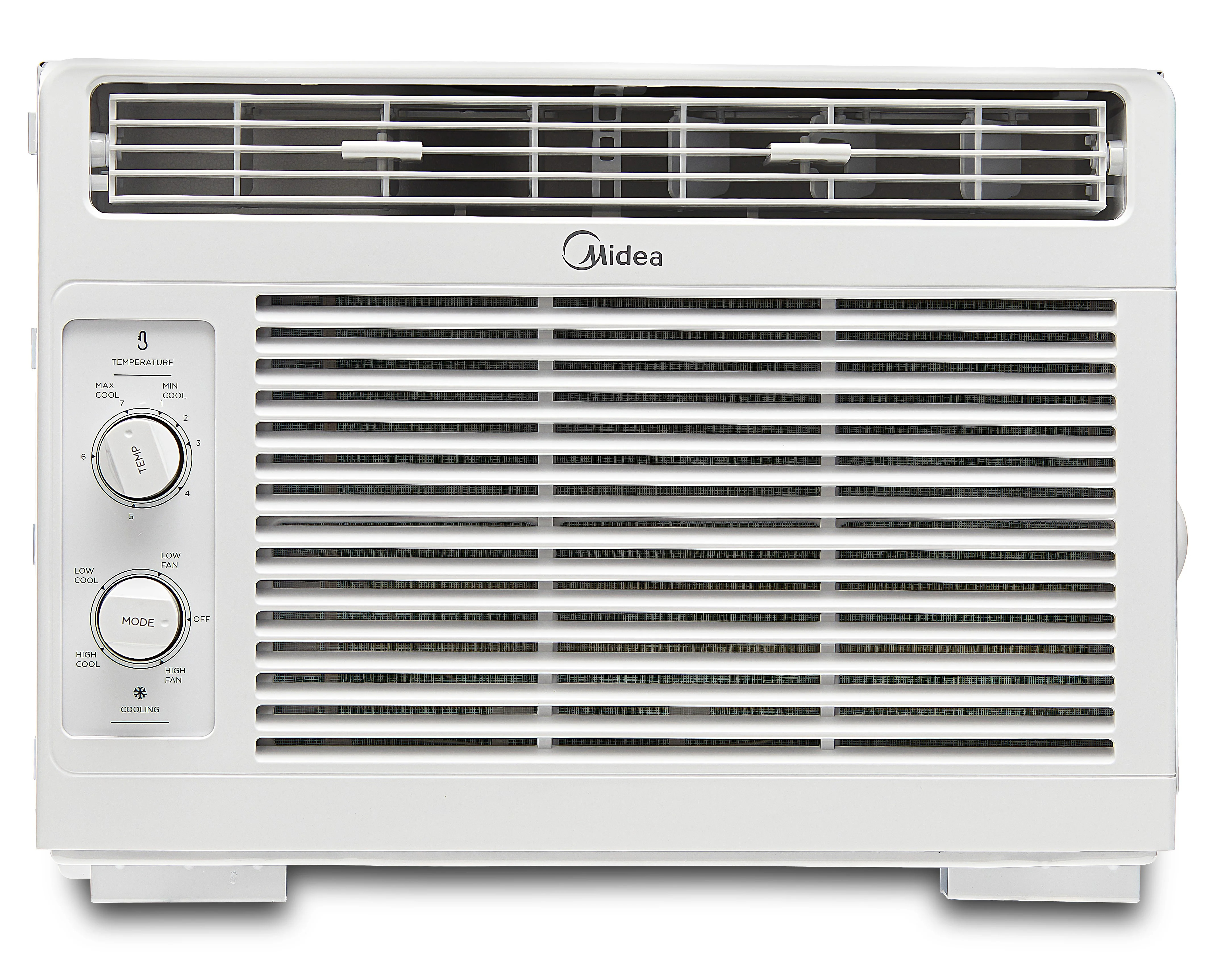 Midea 5,000 BTU 150 Sq ft Mechanical Window Air Conditioner, White, MAW05M1WWT | Walmart (US)