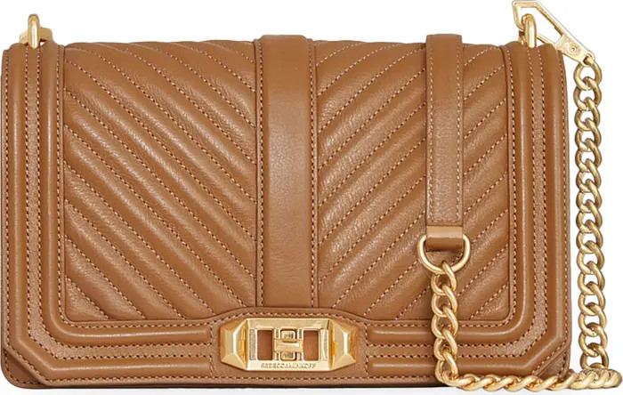 Chevron Quilted Love Leather Crossbody Bag | Nordstrom