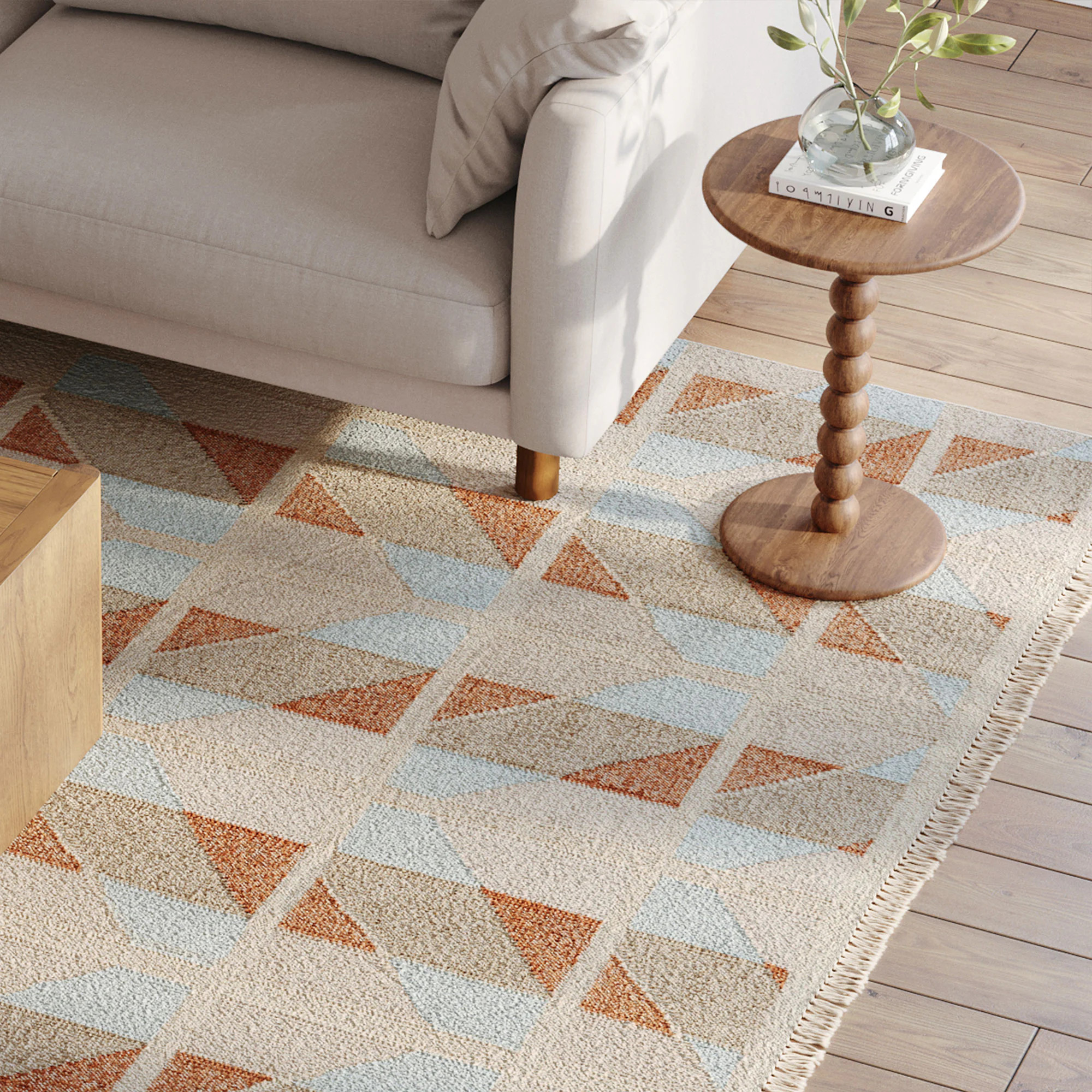 Hallie Side Table - Smoked Oak | Article