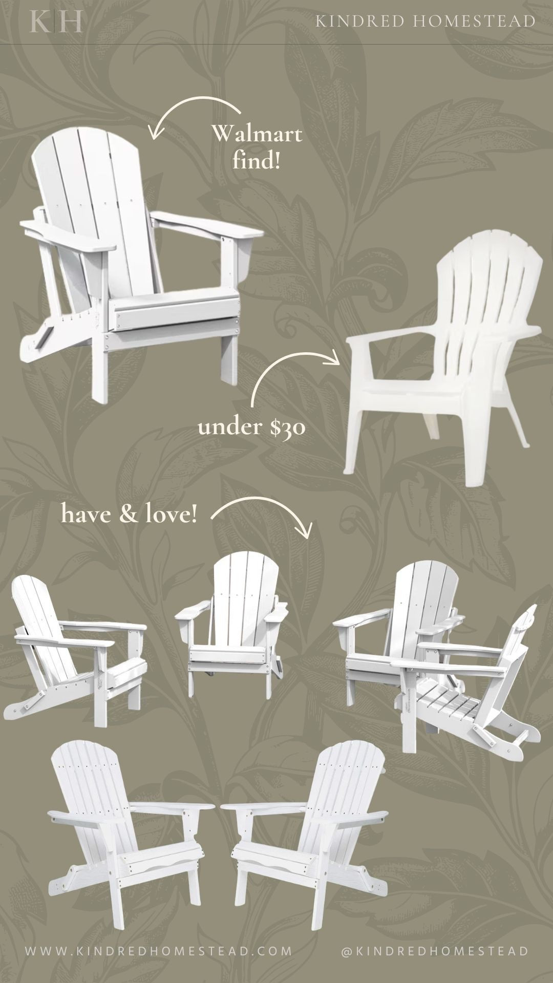 The Adirondack chairs that instantly made our outdoor space feel like a cozy retreat. 🤍

If you’re looking for timeless outdoor furniture that feels both classic and comfortable, these Adirondack chairs are one of my favorite finds. They’re perfect for front porches, patios, decks, lake houses, backyard fire pits, or simply creating a quiet corner to enjoy your morning coffee.

#LTKSeasonal #LTKHome