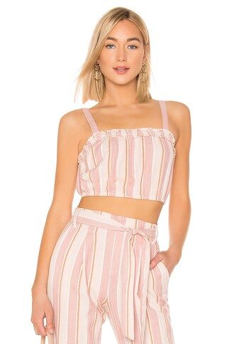 AMUSE SOCIETY Catch My Drift Top in Havana Pink from Revolve.com | Revolve Clothing (Global)