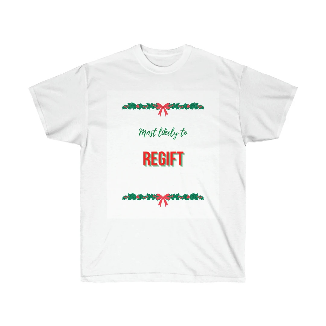 Most Likely To Matching Family Christmas Pjs Shirt: Most Likely To Regift | Etsy (US)