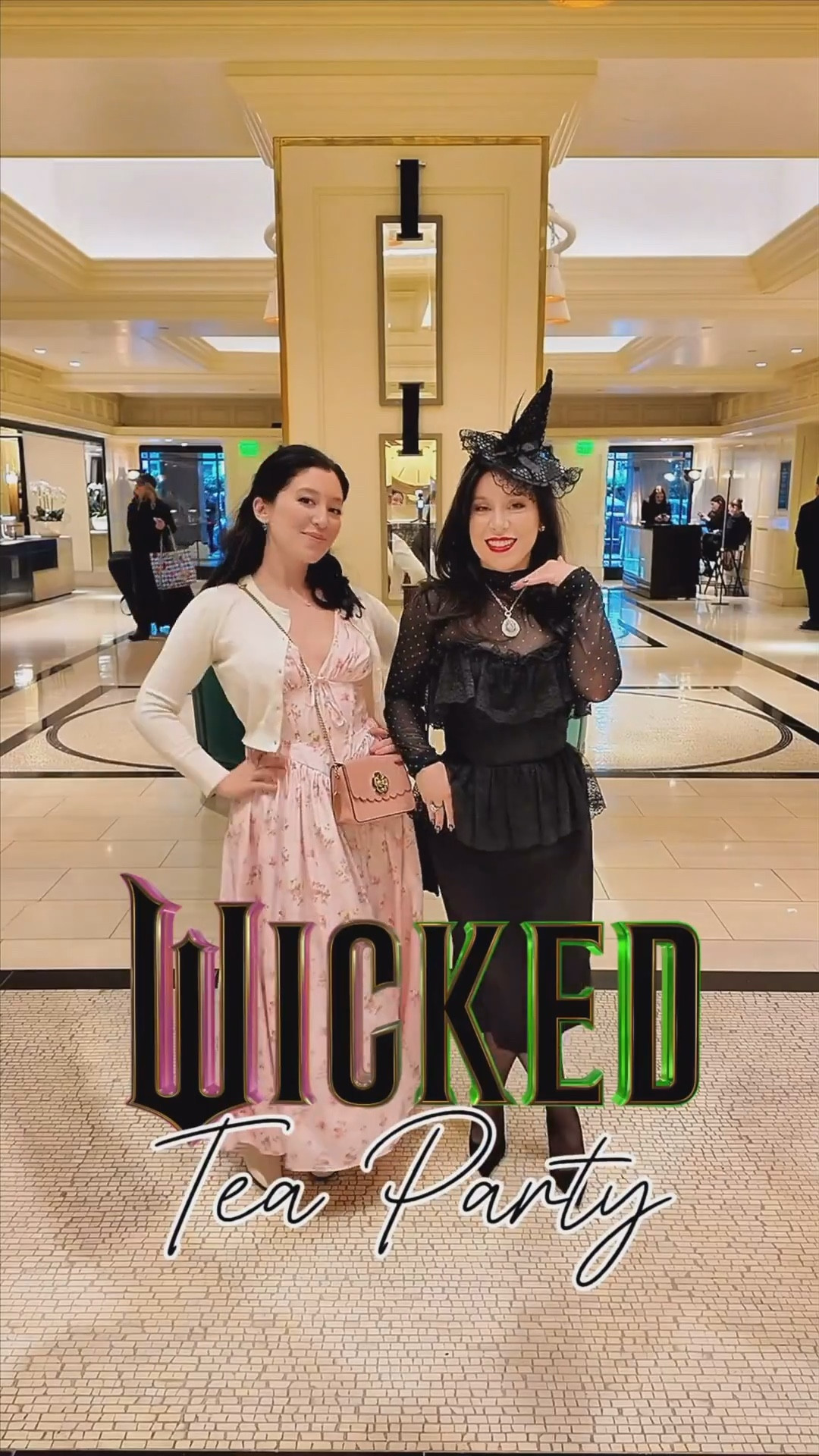 My sister and I went to a Wicked movie themed tea party and these are our Elphaba and Glinda inspired outfits 💚💖

My Outfit
🖤 Black dress is vintage but I linked pieces for a similar look
🖤 Black rhinestone mesh top — size small
🖤 Michael Kors heels — true to size
🖤 Black Witch’s hat fascinator headband — Amazon
🖤 Necklace — thrifted, but linked a similar pair!
🖤 Heatless curls (always)
🖤 The new IGK Frizz Taming Wand
🖤 Lipstick: Urban Decay Lip Bond in Unbreakable

My Sister’s Outfit
💖 Pink Amazon Dress — Size XS (this dress runs large so size down)

#LTKPetite #LTKdayinmylife #LTKootd