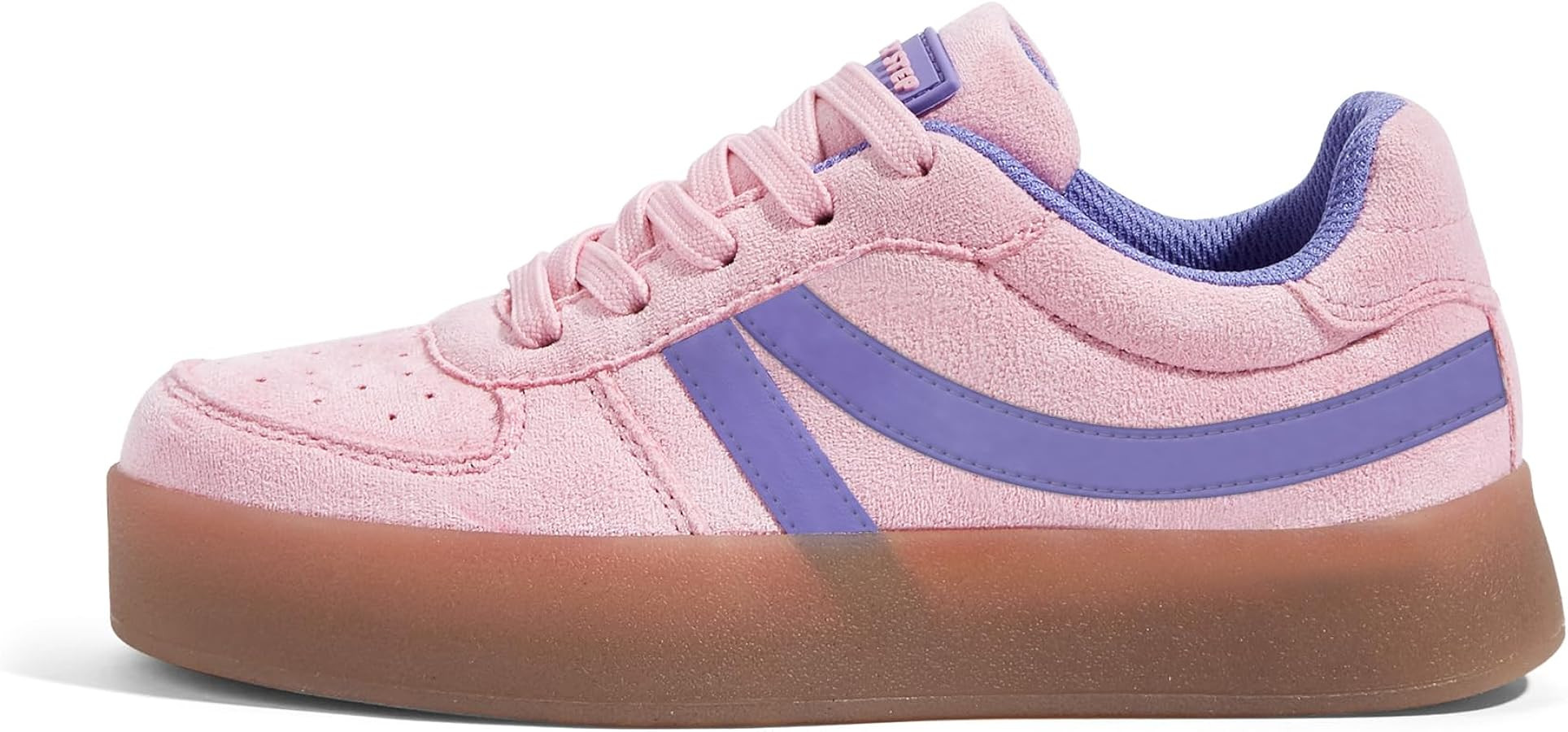 Amazon.com | LUCKY STEP Unisex-Child Kid's Sneakers Lace Up School Fashion Platform Breathable Te... | Amazon (US)