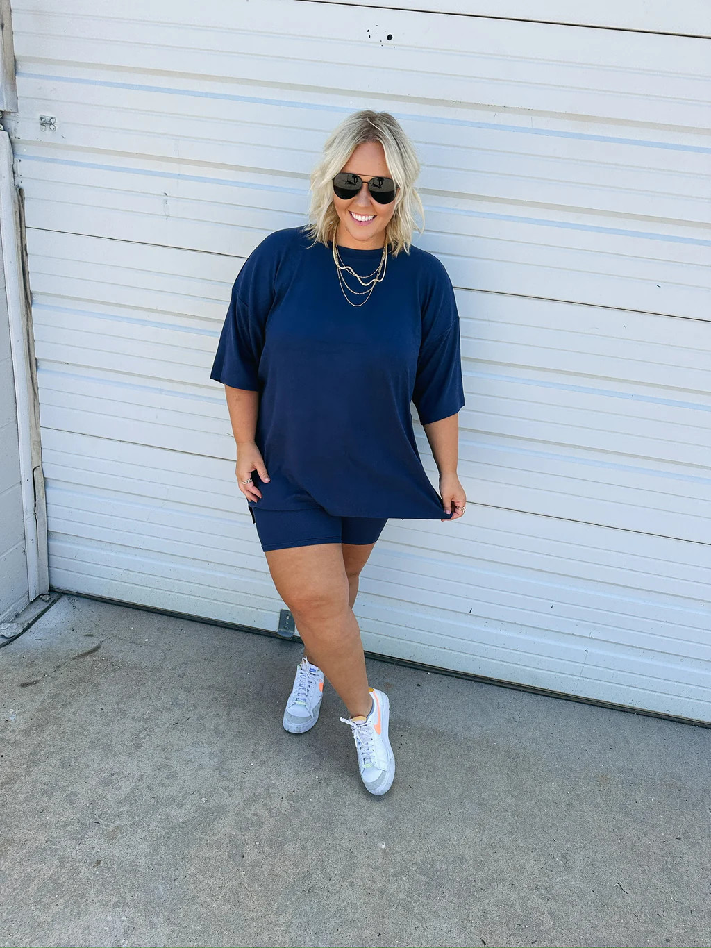 all weekend long set - navy | Etta & East