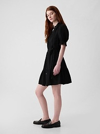 Crinkle Gauze Mini Dress | Gap (US)