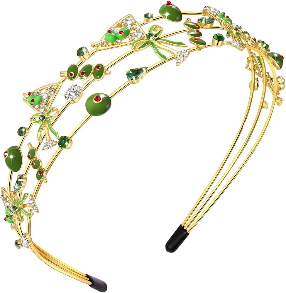 HEIDKRUEGER Olive Martini Inspired Headband Coctail Hair Piece Cute Funny Fruit Food Hair Accesso... | Amazon (US)