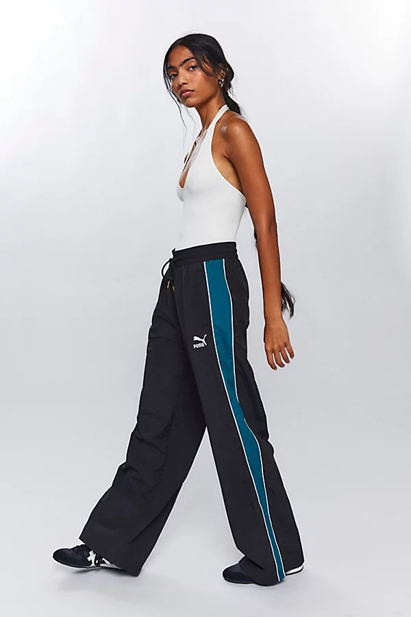 Puma T7 Track Pant in Black, Women's at Urban Outfitters | Urban Outfitters (US and RoW)