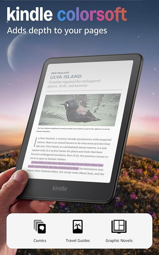 Amazon Kindle Colorsoft 16 GB (newest model) – With color display that's easy on the eyes – N... | Amazon (US)