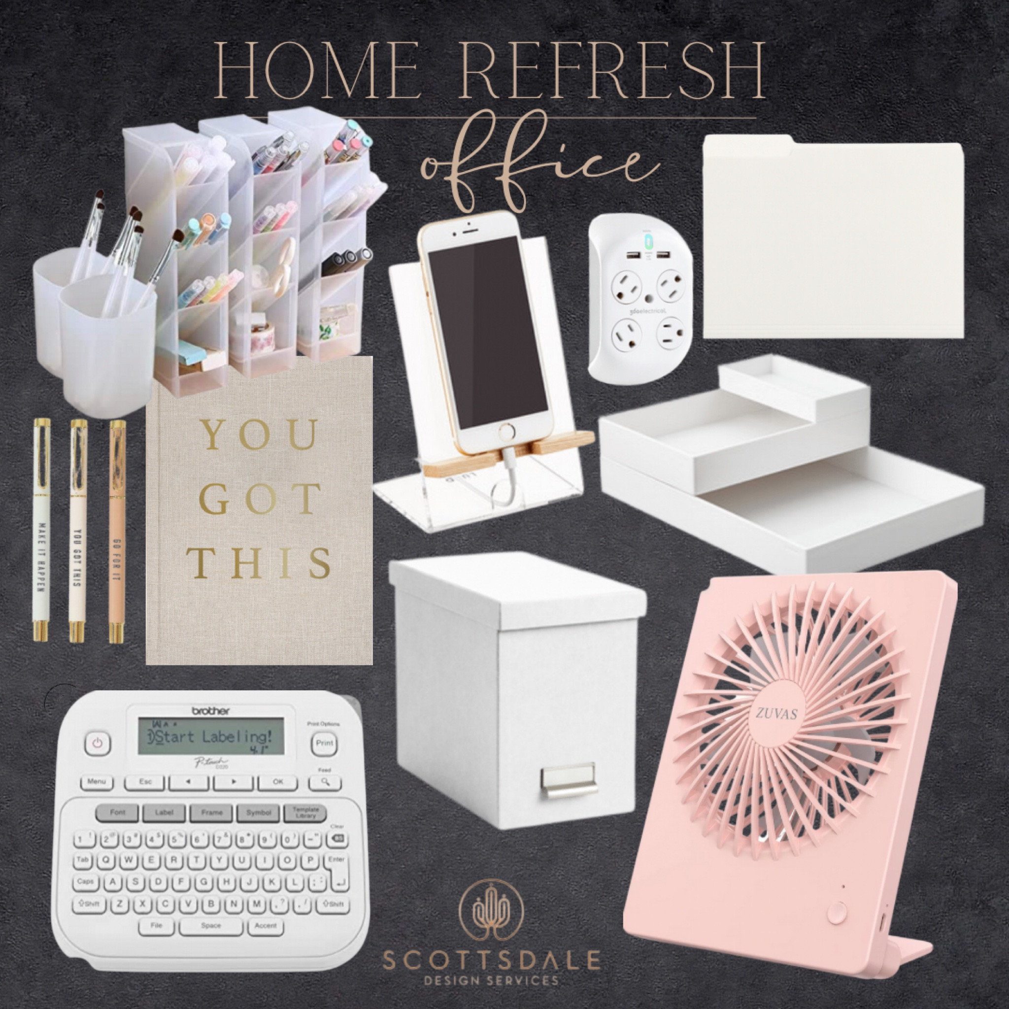 Home office refresh finds🤍

Desk accessories, desk fan, organization, journal, label maker, home refresh

#LTKFind #LTKunder50 #LTKhome
