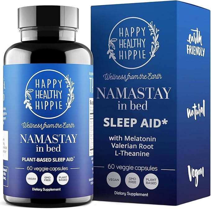 Namastay in Bed Natural Sleep Supplement – Valerian Root for Sleep Aid | Non-Groggy, Plant-Base... | Amazon (US)