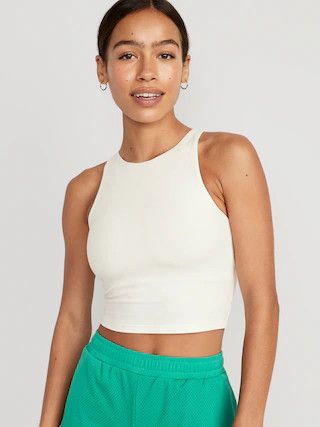 Light Support PowerChill Longline Sports Bra Tank for Women | Old Navy (US)