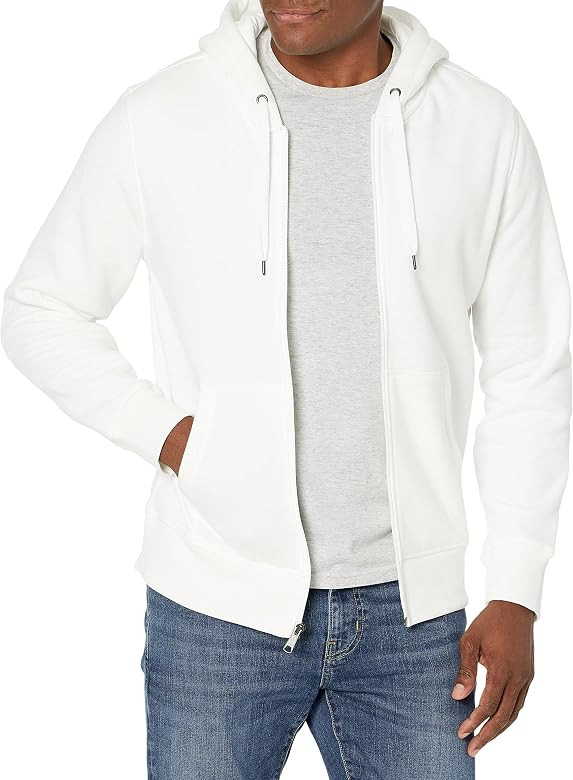 Amazon Essentials Men's Full-Zip Hooded Fleece Sweatshirt (Available in Big & Tall) | Amazon (US)