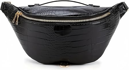 Crocodile pattern Fanny Pack Crossbody Bags Belt Chest Bum Bag for Women Men Belt Bag Fashion Wai... | Amazon (US)