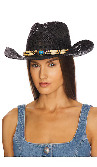 Harlow Coastal Cowboy Hat in Black | Revolve Clothing (Global)