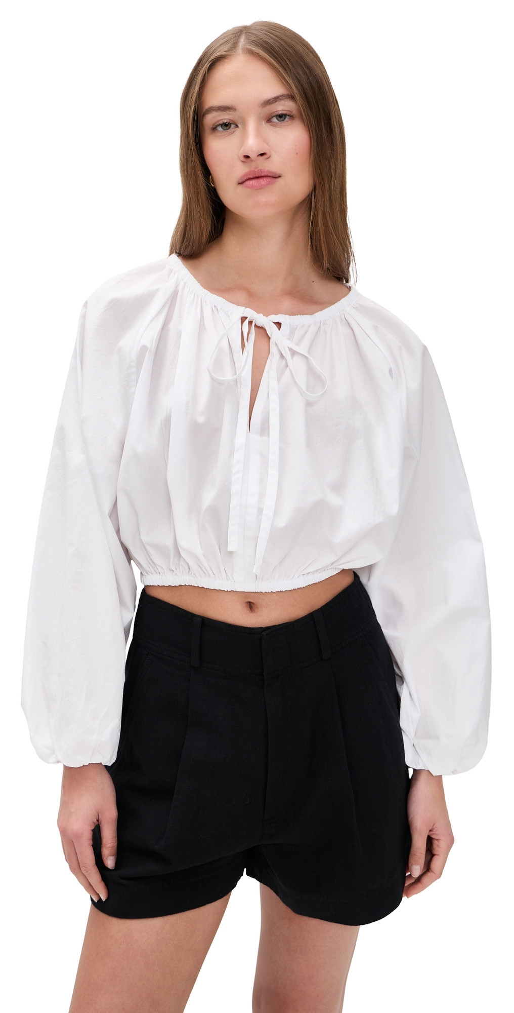 Faherty Coastal Poplin Nera Top White XL | Shopbop