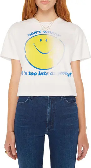 MOTHER The Grab Back Crop T-Shirt | Nordstrom | Nordstrom