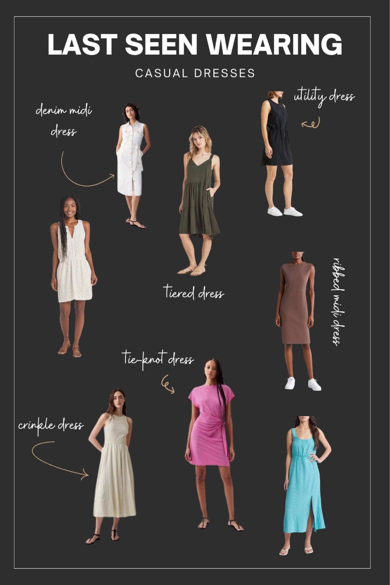 Casual Dresses
#ribbedmididress #crinkledress

#LTKstyletip