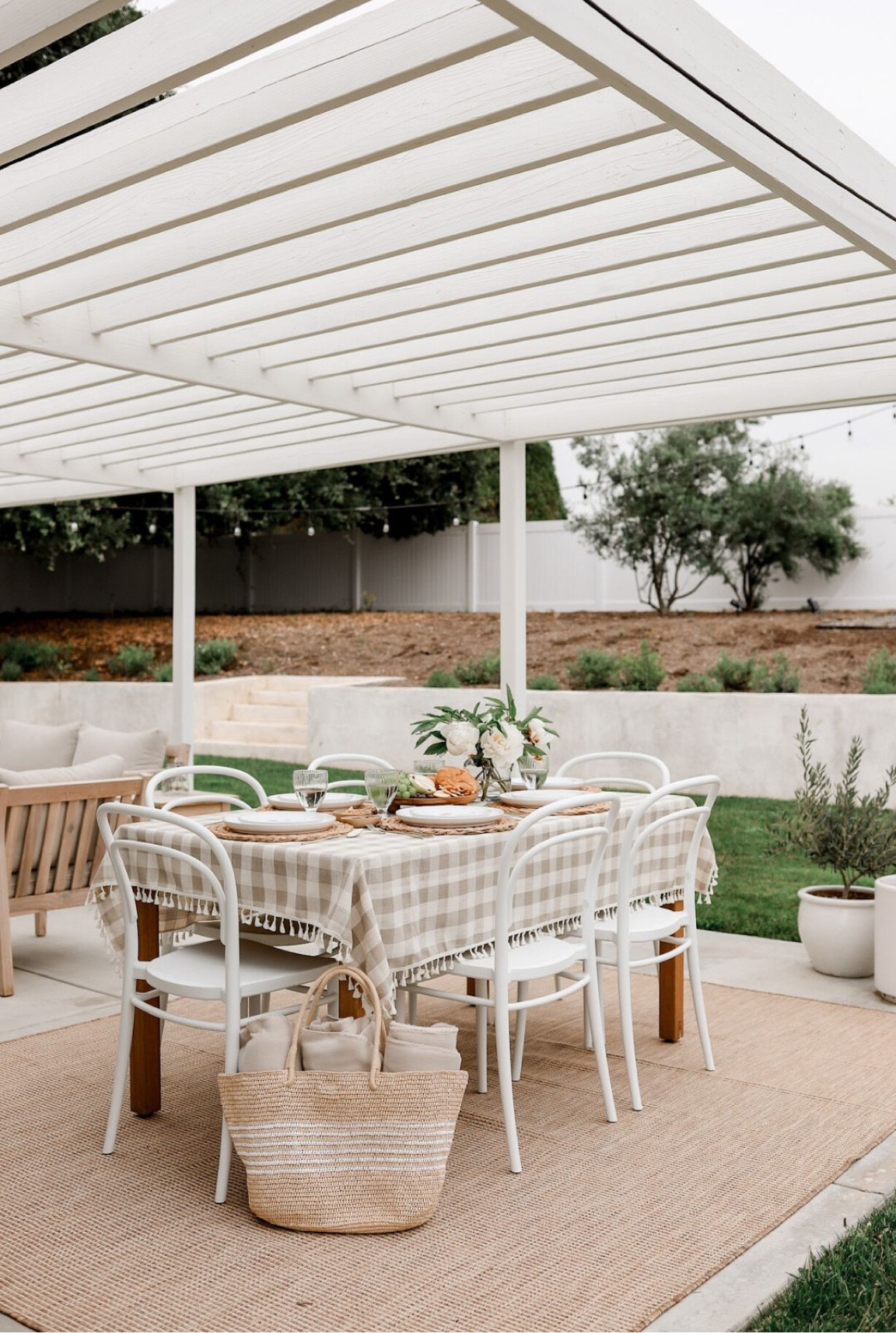 If you’re looking to host an outdoor dinner party or enjoy a nice family dinner outside, use this as your table setting inspiration! I linked this affordable Amazon table cloth and some of my dinnerware essentials 

#LTKunder100 #LTKhome #LTKSeasonal